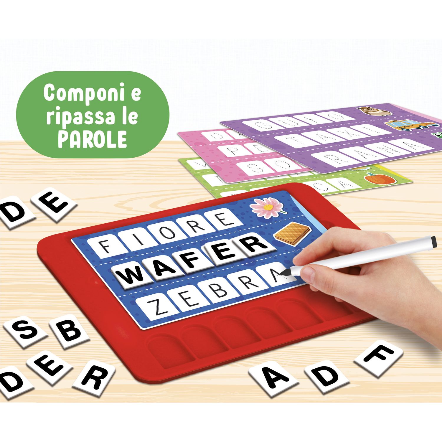 Carotina penna parlante vocabolario dei bambini - CAROTINA