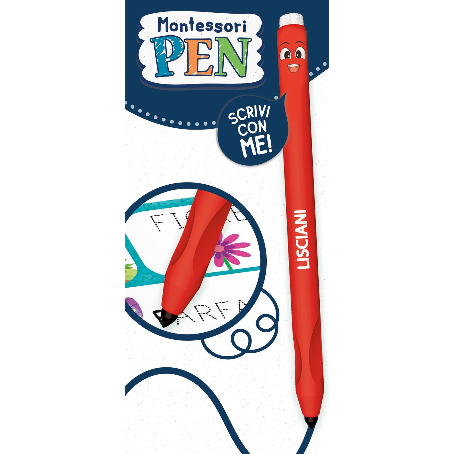 Montessori pen scrivo 100 parole - LISCIANI