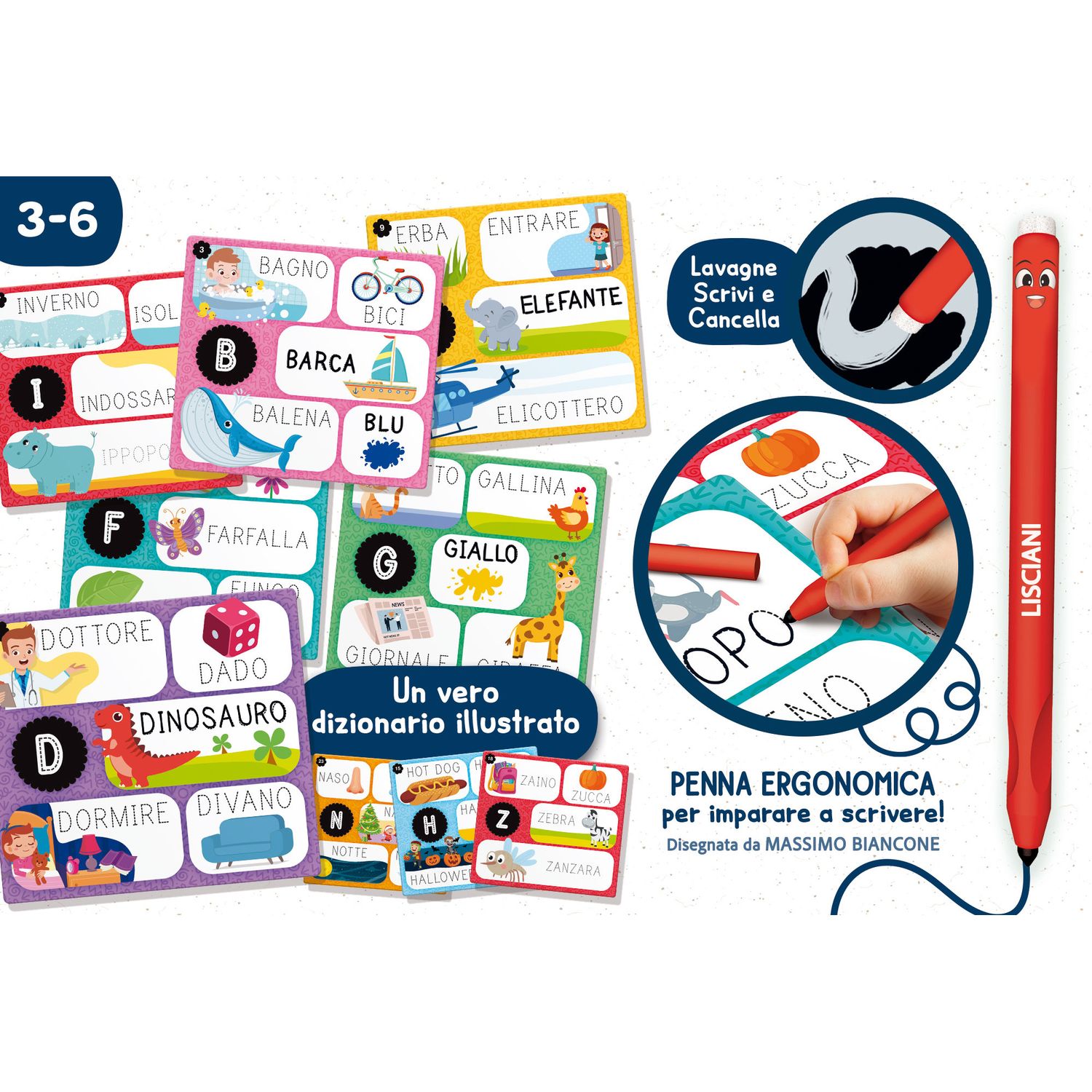 Montessori pen scrivo 100 parole - LISCIANI