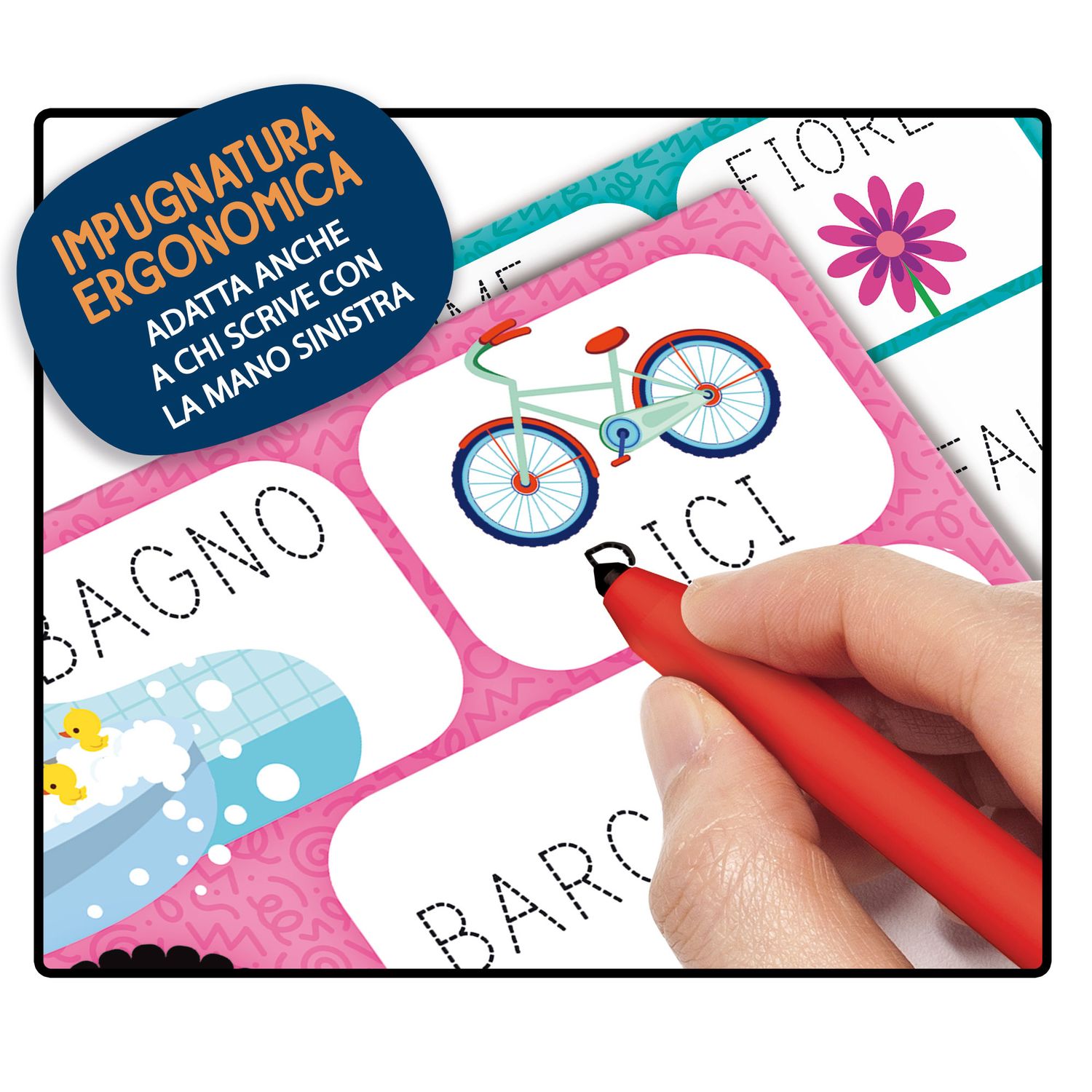 Montessori pen scrivo 100 parole - LISCIANI