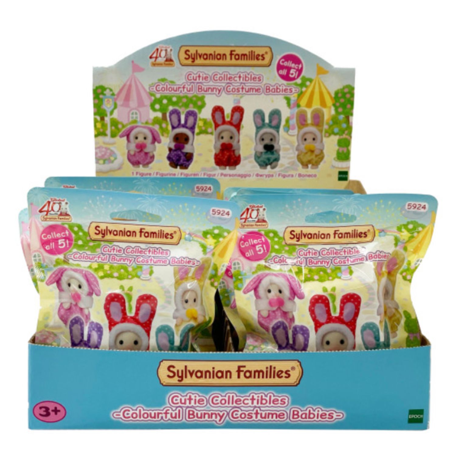 Sylvanian families - cutie collectibles – bebè con costumi colorati - articolo assortito - SYLVANIAN FAMILY