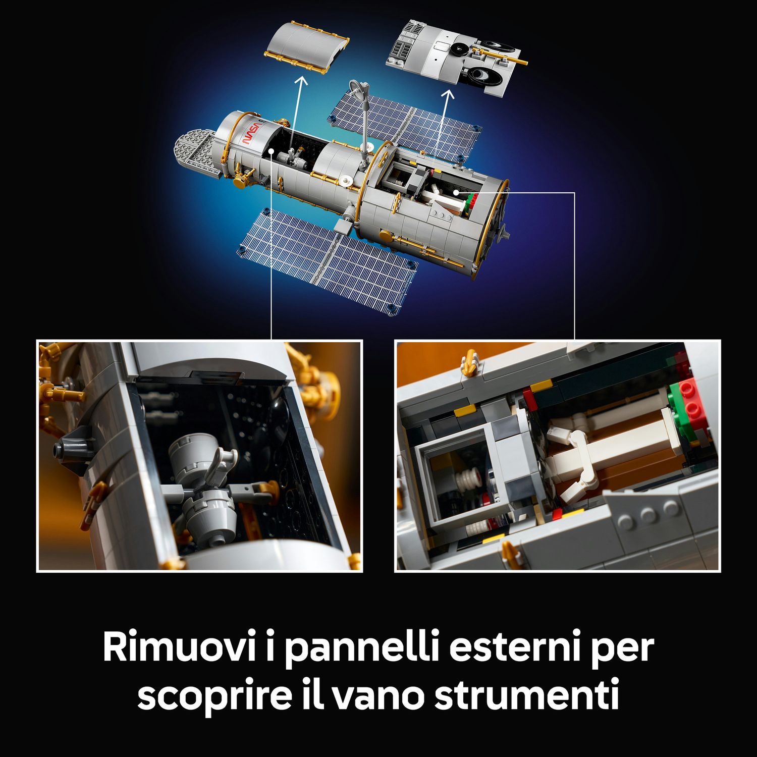 Lego icons telescopio spaziale hubble - 11382 - LEGO ICONS