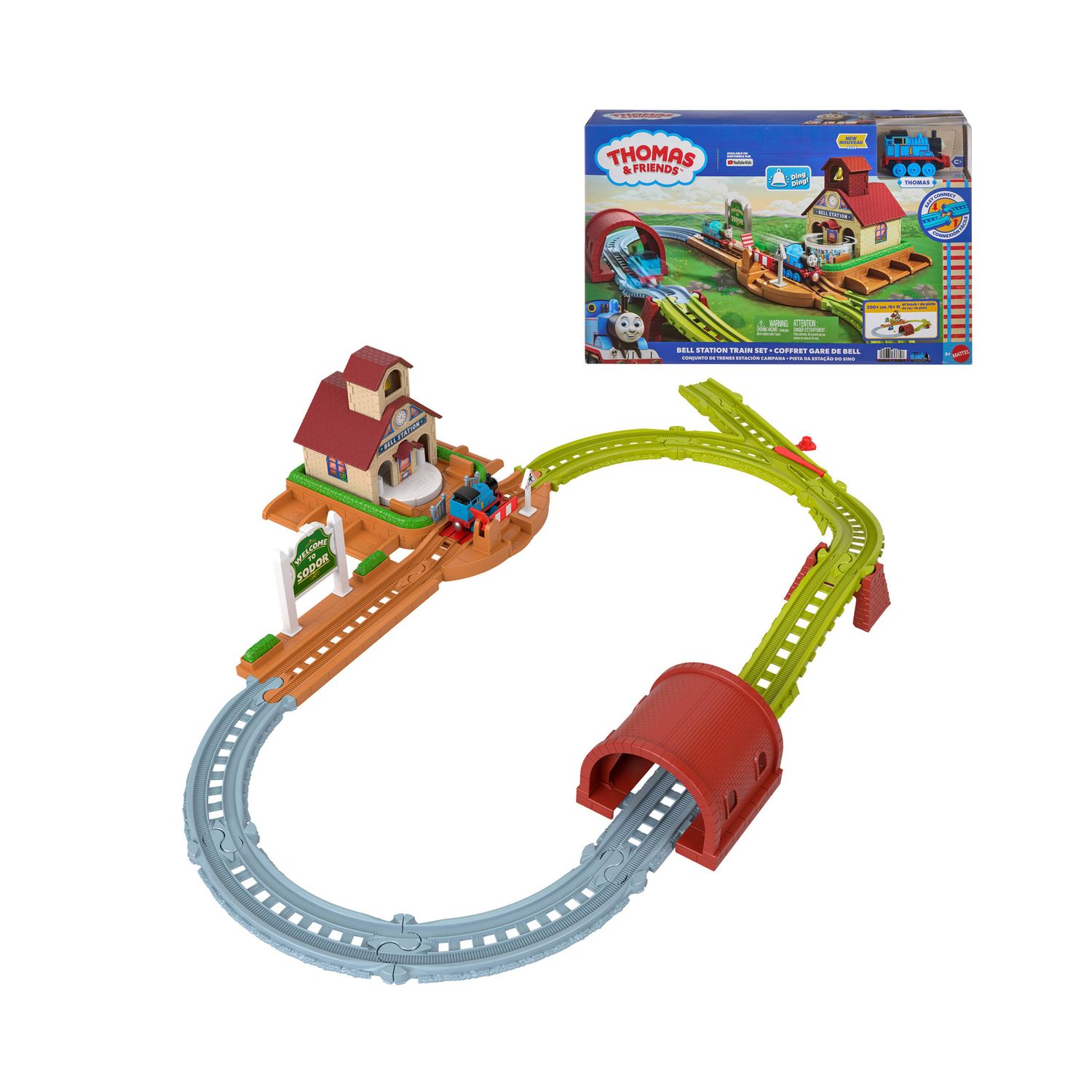 Thomas &amp; friends il trenino thomas pista stazione suona la campana