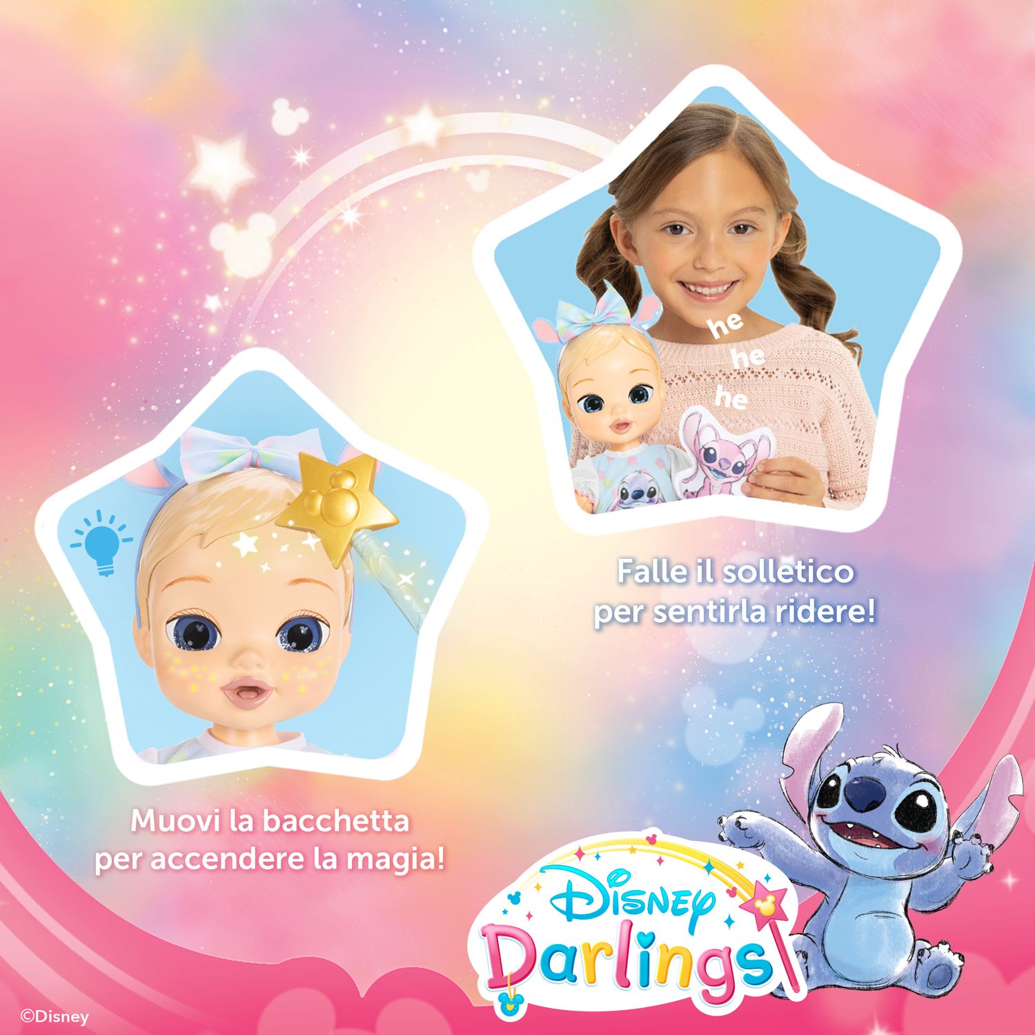 Disney darlings - bambola feature ispirata a stitch - Disney