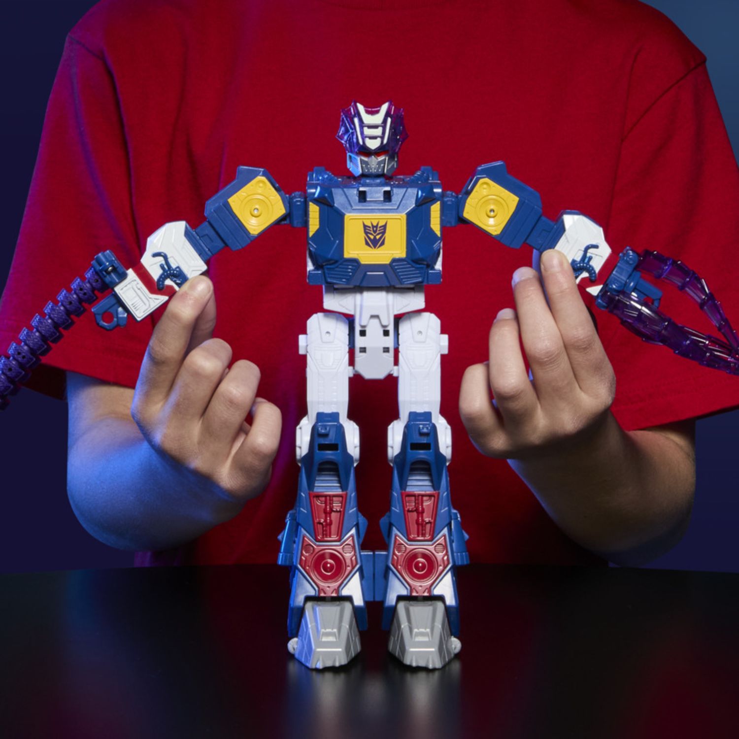 Transformers cyberworld, energon surge, soundwave esploratore degli abissi - TRANSFORMER