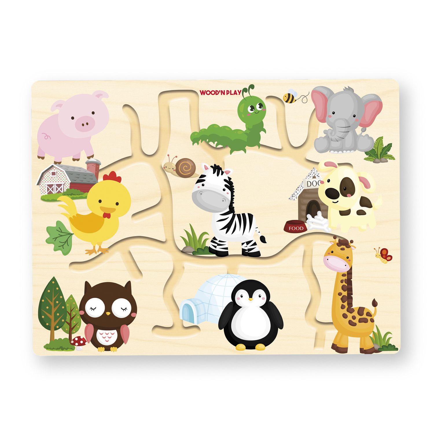 Puzzle circuito - WOOD 'N' PLAY