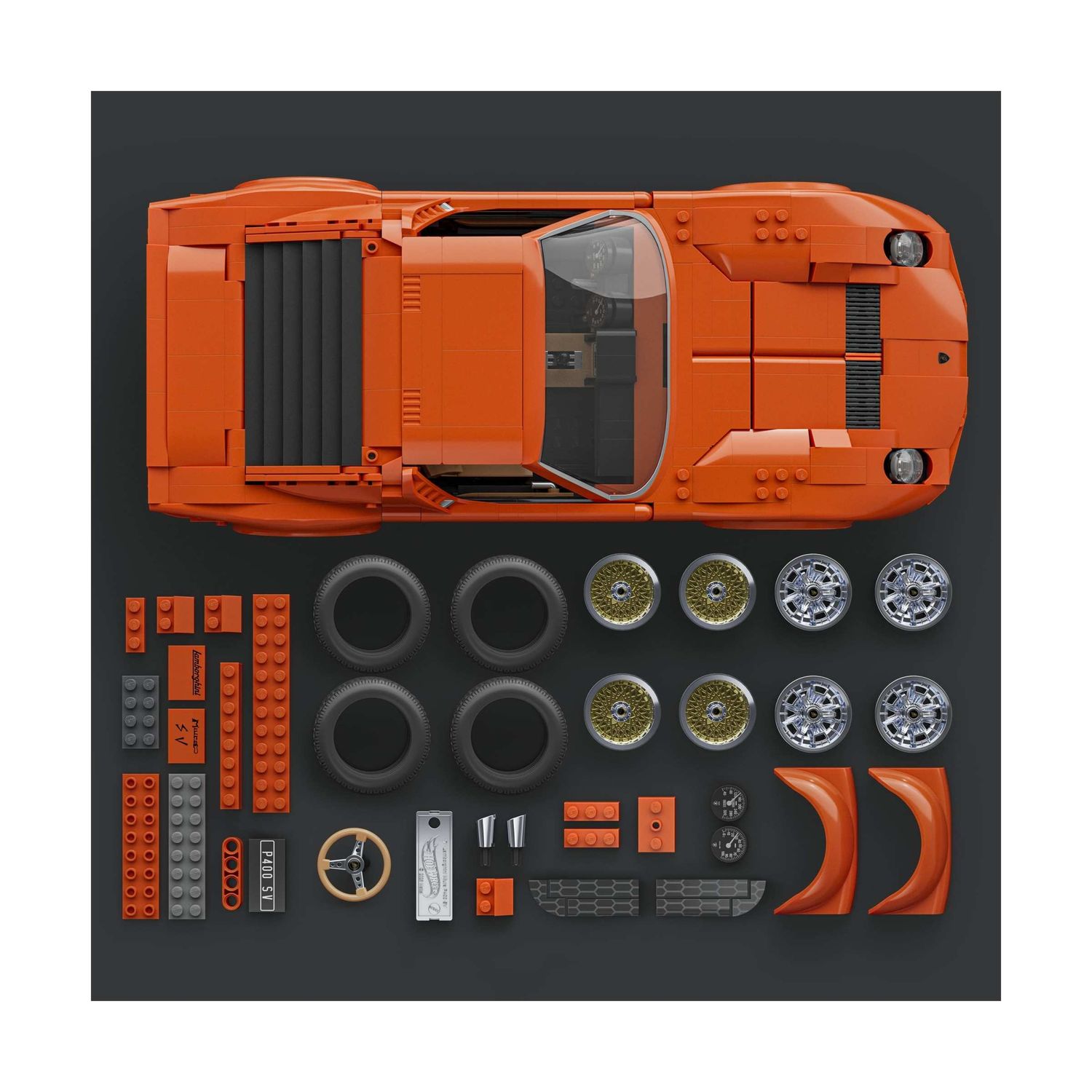 Mattel brick shop hot wheels '71 lamborghini miura p400 sv - BRICK SHOP, MATTEL