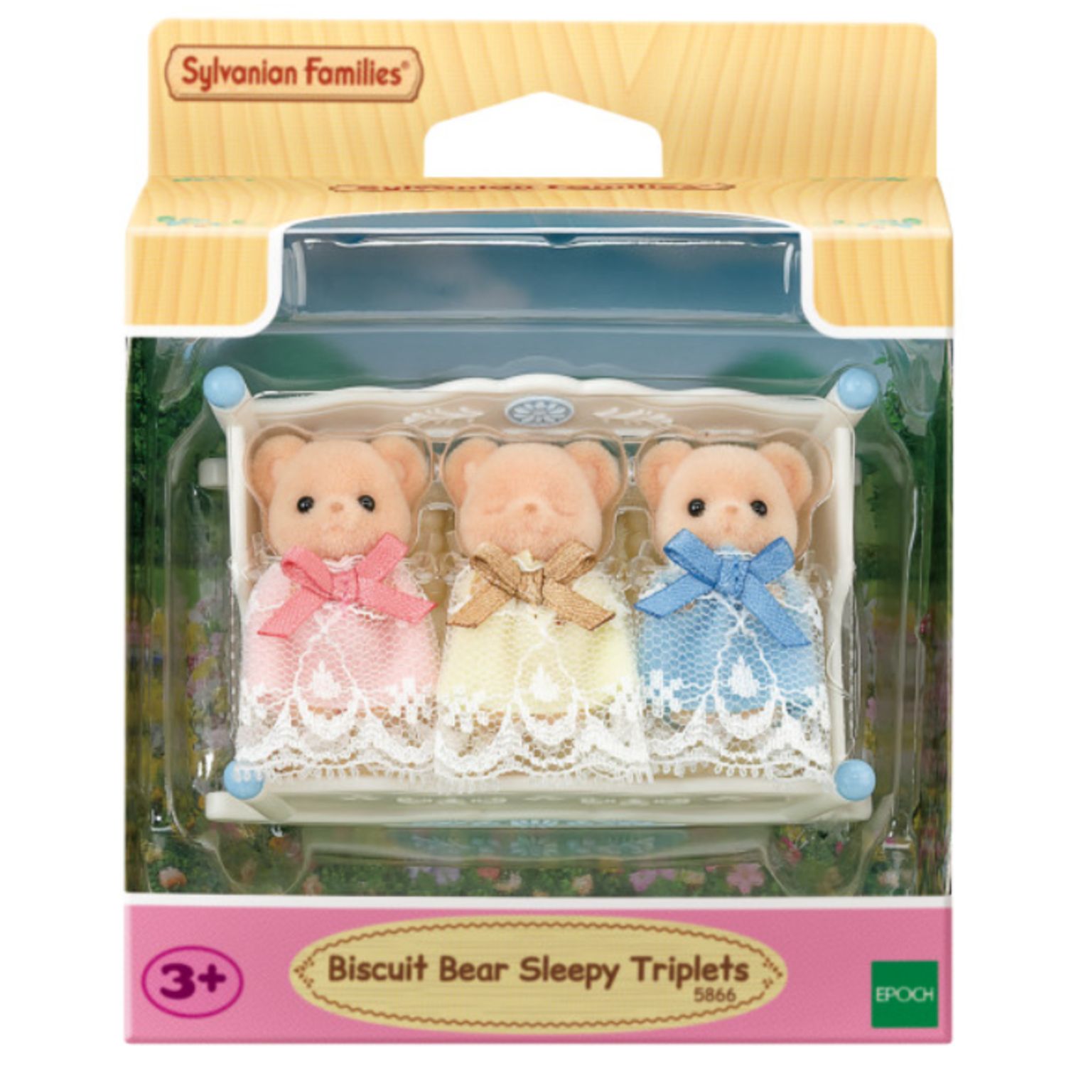 Merchandising Sylvanian Families: Trigemini Orso Biscotto (Playset) - Immagine 3